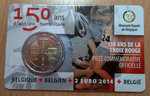 BELGIA: 2€ 2014 Juhlaraha Punainen Risti 150V