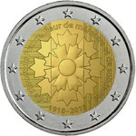 RANSKA: 2 € 2018 Ruiskaunokki