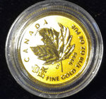 5 Dollaria Kanada 1/10oz Kulta